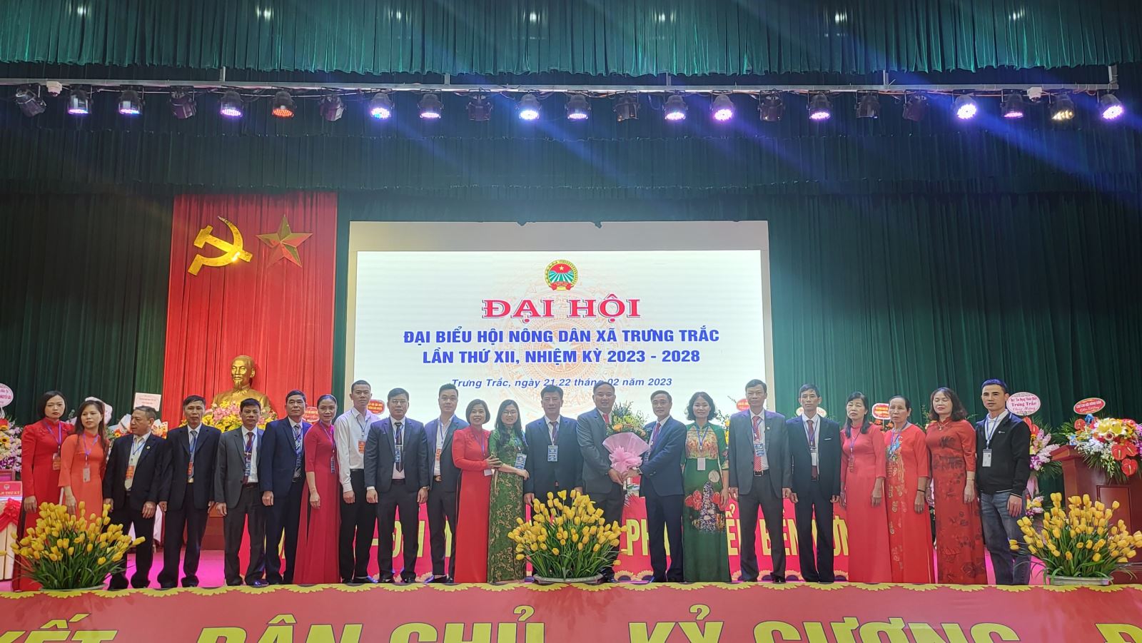 Đại hội hội nông dân xã Trưng Trắc nhiệm kỳ 2023 -2028