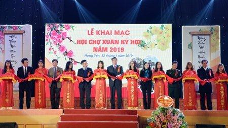 Hưng Yên: Khai mạc Hội chợ Xuân Kỷ Hợi năm 2019