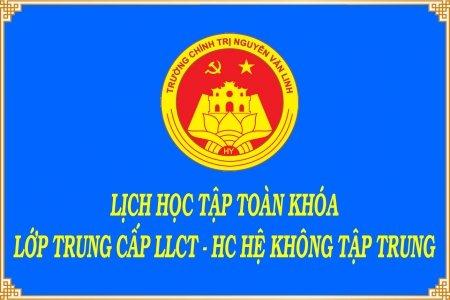 Lịch học tập toàn khóa lớp TC LLCT - HC hệ không tập trung K91 (2019 - 2020) Ngành Y tế